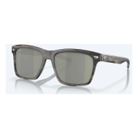 Men's Costa Del Mar Aransas Polarized Sunglasses Matte Storm Grey/Grey Silver Mirror Polarized Glass