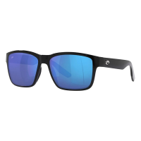 Men's Costa Del Mar Costa Del Mar Paunch Polarized Sunglasses Polarized Sunglasses Black/Blue Mirror Polarized Glass