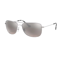 Men's Ray-Ban Ray-Ban RB3543 Sunglasses Polarized Sunglasses Polished Silver/Silver Chromance Polarized