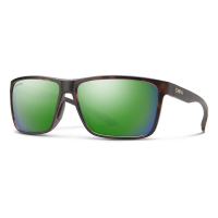 Men's Smith Riptide Polarized Sunglasses Matte Tortoise/ChromaPop Glass Polarized Green Mirror