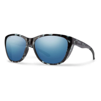 Men's Smith Shoal Polarized Sunglasses Sky Tortoise/ChromaPop Glass Polarized Blue Mirror