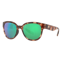 Men's Costa Del Mar Costa Del Mar Salina Polarized Sunglasses Polarized Sunglasses Coral Tortoise/Green Mirror Polarized Glass