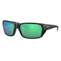 Men's Costa Del Mar Costa Del Mar Tailfin Polarized Sunglasses Polarized Sunglasses Matte Black/Green Mirror Polarized Glass