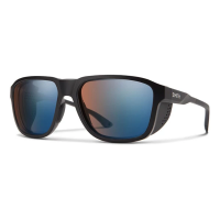 Men's Smith Embark Sunglasses Matte Black/ChromaPop Glacier Photochromic Copper Blue Mirror