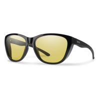 Men's Smith Shoal Polarized Sunglasses Black/ChromaPop Glass Polarized Low Light Yellow