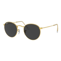 Men's Ray-Ban Flat Polarized Sunglasses Polished Gold/Black Polarized