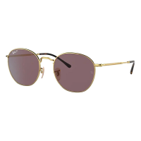 Men's Ray-Ban Ray-Ban Rob Sunglasses Polarized Sunglasses Polished Arista Gold/Dark Violet Polarized