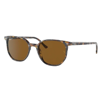 Men's Ray-Ban Elliot Polarized Sunglasses Polished Havana Brown Grey/B-15 Brown Polarized