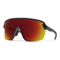 Men's Smith Bobcat Sunglasses Black/ChromaPop Red Mirror