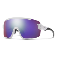 Men's Smith Wildcat Sunglasses White/ChromaPop Violet Mirror