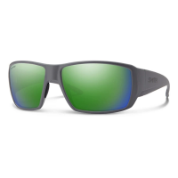 Men's Smith Guide's Choice Polarized Sunglasses Matte Cement/Green Mirror