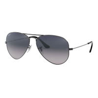 Men's Ray-Ban Ray-Ban RB3025 Sunglasses Polarized Sunglasses Polished Gunmetal/Blue/Grey Polarized