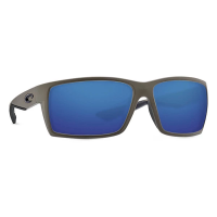 Men's Costa Del Mar Costa Del Mar Reefton Polarized Sunglasses Polarized Sunglasses Matte Grey/Blue Mirror Polarized Polycarbonate