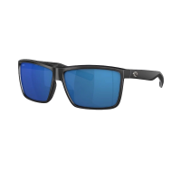 Men's Costa Del Mar Costa Del Mar Rinconcito Sunglasses Polarized Sunglasses Matte Black/Blue Mirror Polarized Polycarbonate