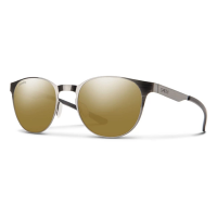 Men's Smith Eastbank Polarized Sunglasses Brushed Gunmetal/ChromaPop Bronze Mirror Polarized