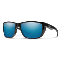 Men's Smith Longfin Polarized Sunglasses Black/ChromaPop Blue Mirror Polarized