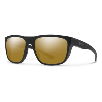 Men's Smith Barra Polarized Sunglasses Matte Black/ChromaPop Bronze Mirror Polarized