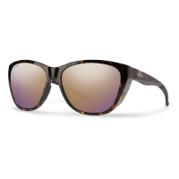 Men's Smith Shoal Polarized Sunglasses Tortoise/ChromaPop Polarized Rose Gold Mirror