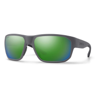 Men's Smith Arvo Polarized Sunglasses Matte Cement/ChromaPop Green Mirror Polarized