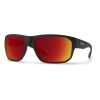 Men's Smith Arvo Polarized Sunglasses Matte Black/ChromaPop Red Mirror Polarized