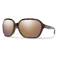 Men's Smith Whitney Polarized Sunglasses Tortoise/ChromaPop Polarized Rose Gold Mirror