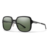 Men's Smith Aveline Polarized Sunglasses Matte Black/ChromaPop Grey Green Polarized