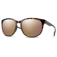 Men's Smith Lake Shashta Polarized Sunglasses Tortoise/ChromaPop Polarized Rose Gold Mirror