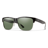 Men's Smith Lowdown Split Polarized Sunglasses Black/ChromaPop Polarized Grey Green