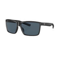 Men's Costa Del Mar Costa Del Mar Rinconcito Sunglasses Polarized Sunglasses Matte Black/Grey Polarized Polycarbonate