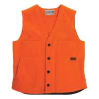 Men's Stormy Kromer The Button Hunting Vest Large Blaze Orange