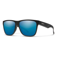 Men's Smith Lowdown XL 2 Polarized Sunglasses Matte Black/ChromaPop Blue Mirror Polarized