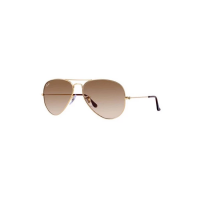 Men's Ray-Ban Aviator Gradient Sunglasses Gold/Light Brown Gradient