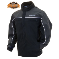 Men's Frogg Toggs Pilot ll Cruiser Rain Jacket Large Black / Charcoal Gray