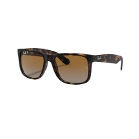 Men's Ray-Ban Justin Polarized Sunglasses Tortoise/Brown Gradient