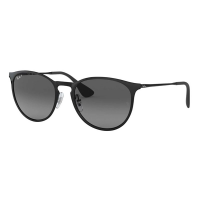 Men's Ray-Ban Erika Polarized Sunglasses Black/Grey Gradient