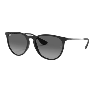 Men's Ray-Ban Erika Color Mix Polarized Sunglasses Black/Grey Gradient