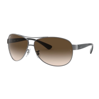 Men's Ray-Ban Ray-Ban RB3386 Sunglasses Sunglasses Polished Gunmetal/Brown Gradient Dark Brown