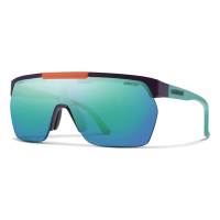 Men's Smith XC Sunglasses Matte Purple/Cinder/Hi Viz/ChromaPop Opal Mirror