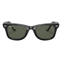 Men's Ray-Ban Ray-Ban Wayfarer Classic Sunglasses Sunglasses Matte Black/Crystal Green Polarized