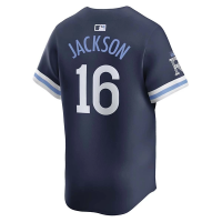 Kansas City Royals Bo Jackson #16 Nike City Connect Limited Jersey 2XLarge Navy