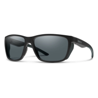 Men's Smith Longfin Elite Polarized Sunglasses Matte Black/Polarized Grey