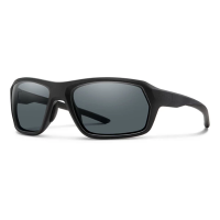 Men's Smith Rebound Elite Polarized Sunglasses Matte Black/Polarized Grey