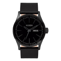 Nixon Sentry Leather Watch