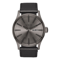 Nixon Sentry Leather Watch