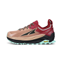 Women's Altra Olympus 5 Trail Running Shoes 7 Brown/Red