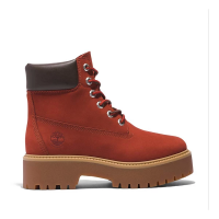 Women's Timberland Stone Street 6in Waterproof Boots 9 Red Nubuck