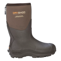 Men's Dryshod Overland Mid Rubber Boots 7 Brown