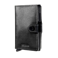 Secrid Wallets Secrid Mini Card Holder Dusk Black