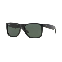 Men's Ray-Ban Justin Classic Sunglasses Polished Black/Dark Green