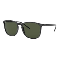 Men's Ray-Ban RB4387 Sunglasses Polished Black/Green